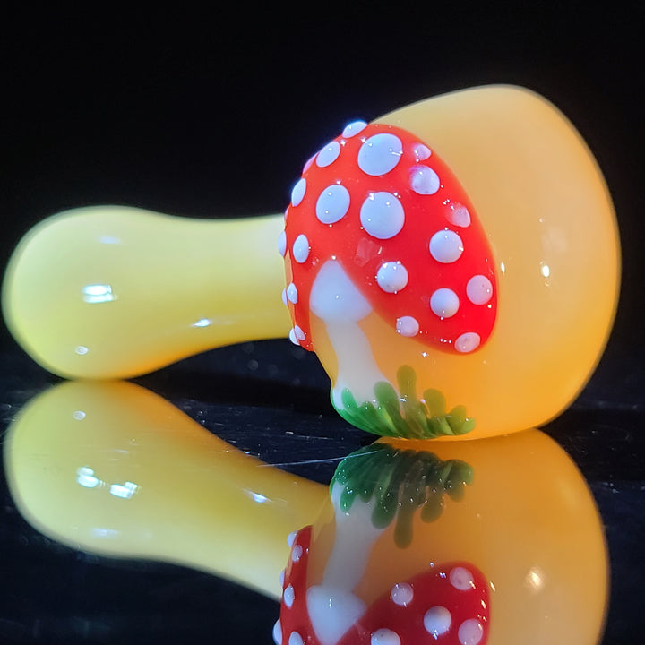 Mushroom Spoon Glass Pipe Glass Happy   