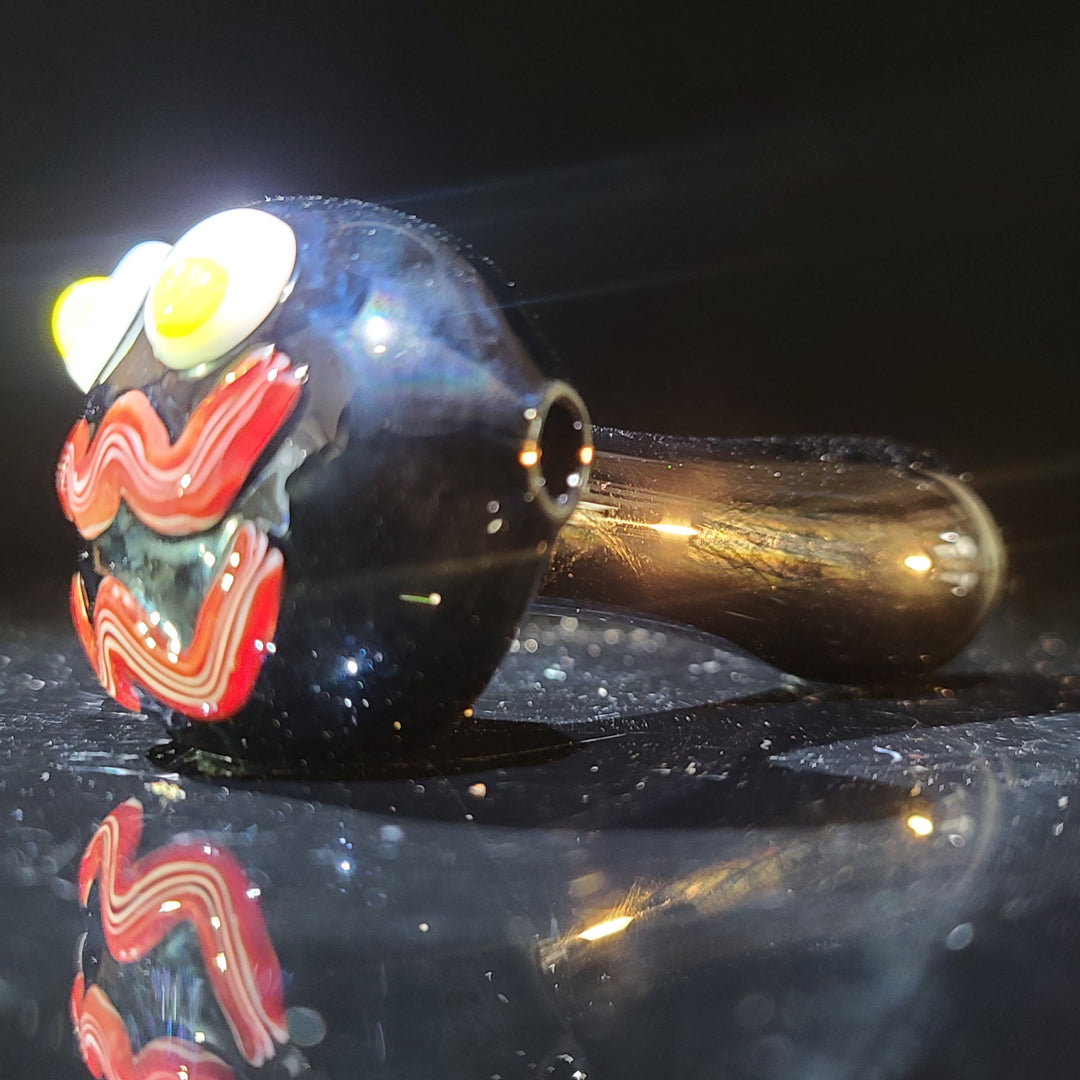 Bacon Face Spoon Glass Pipe Glass Happy   