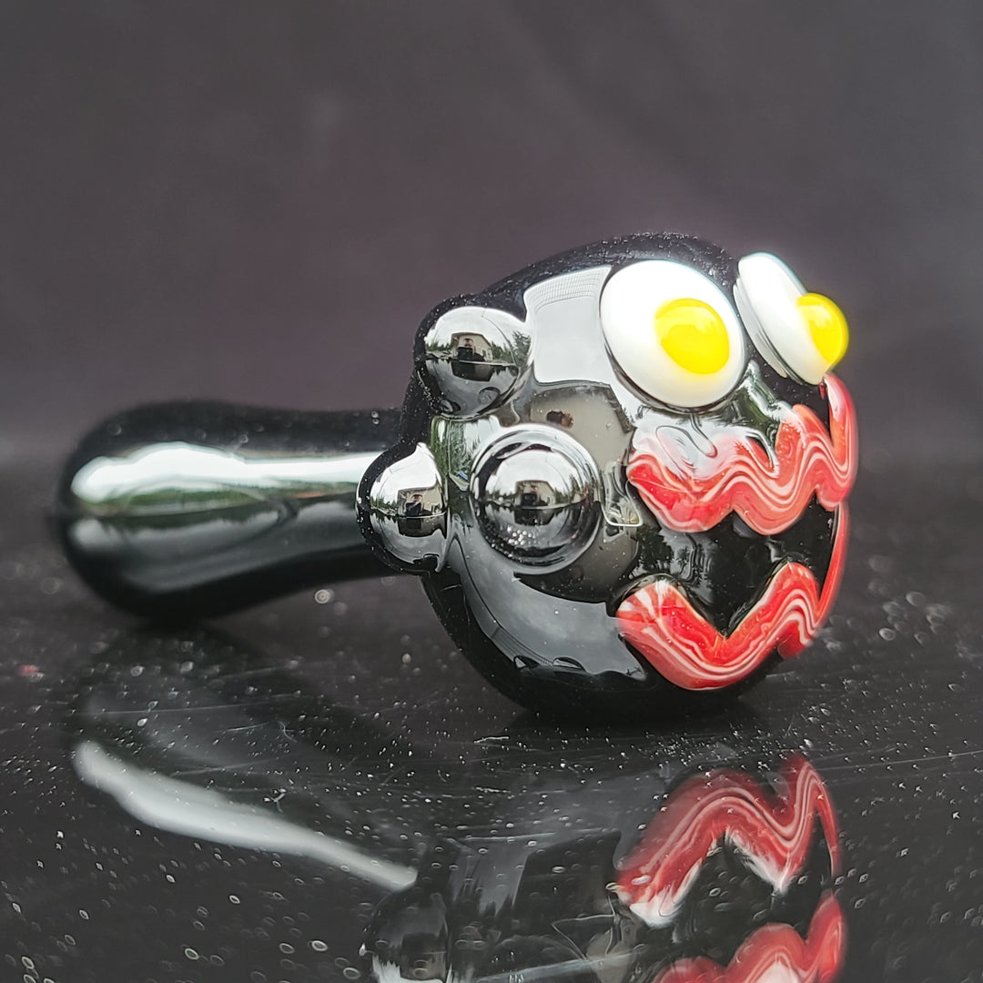 Bacon Face Spoon Glass Pipe Glass Happy   