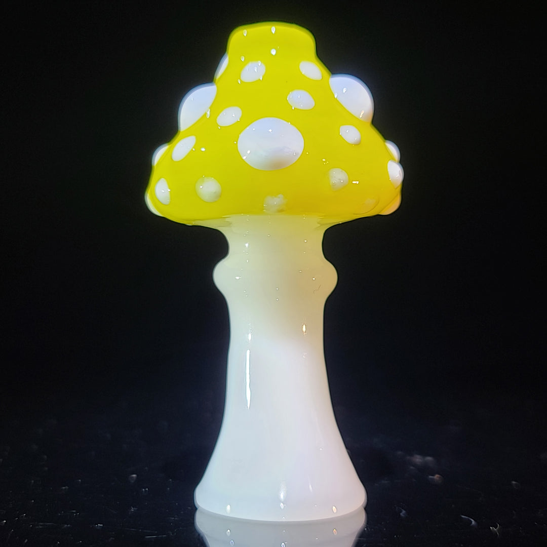 Mushroom Chillum Glass Pipe Glass Happy   