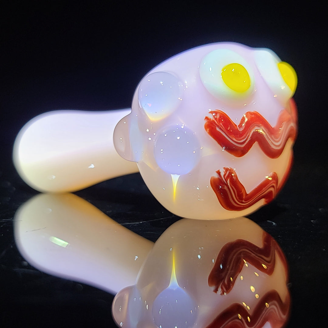 Bacon Face Spoon Glass Pipe Glass Happy   