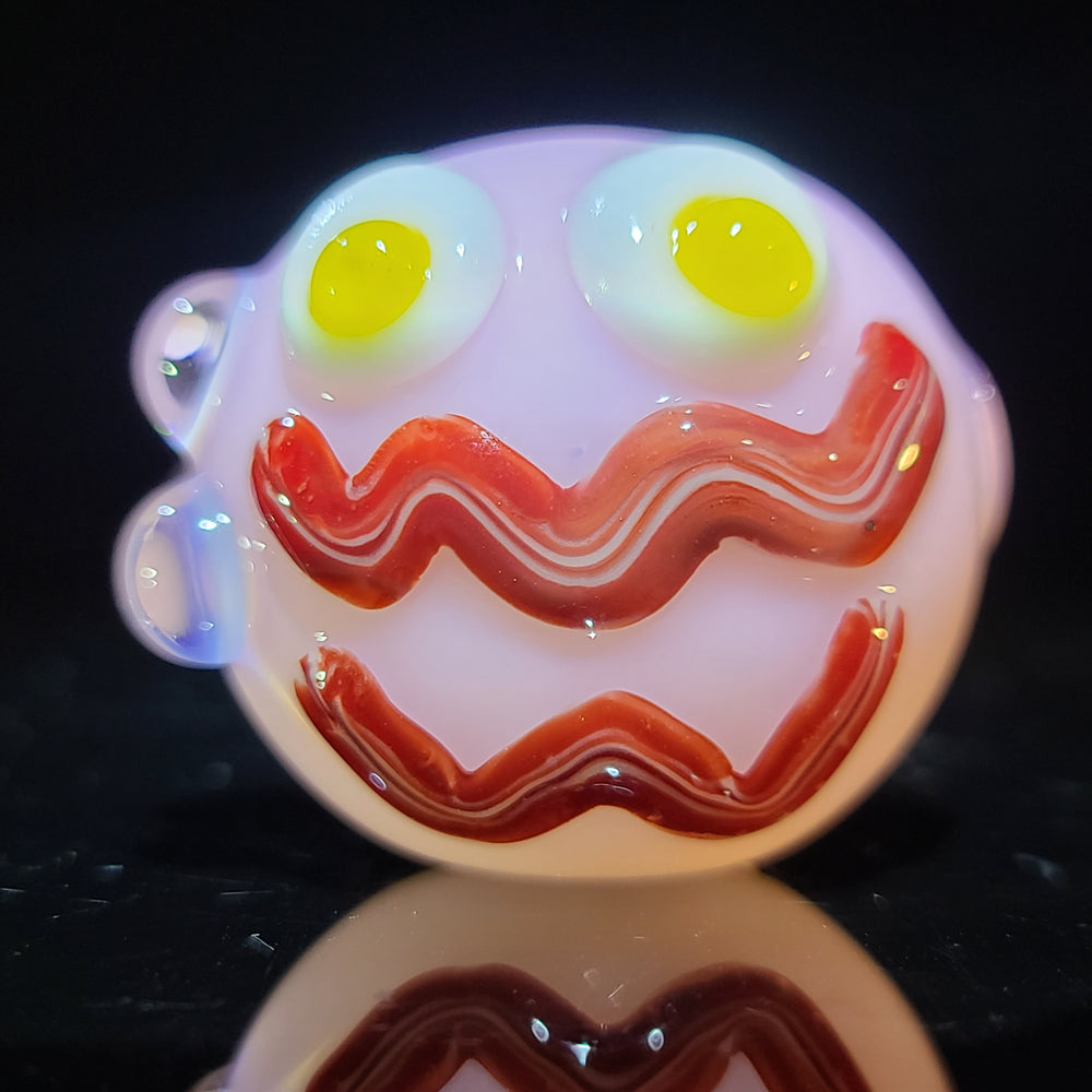 Bacon Face Spoon Glass Pipe Glass Happy   