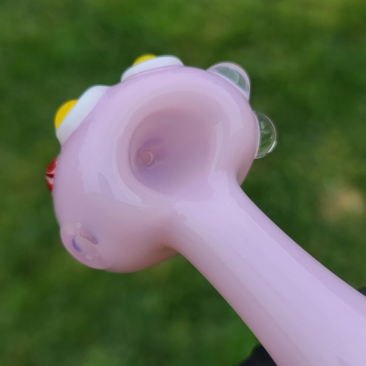 Bacon Face Spoon Glass Pipe Glass Happy   