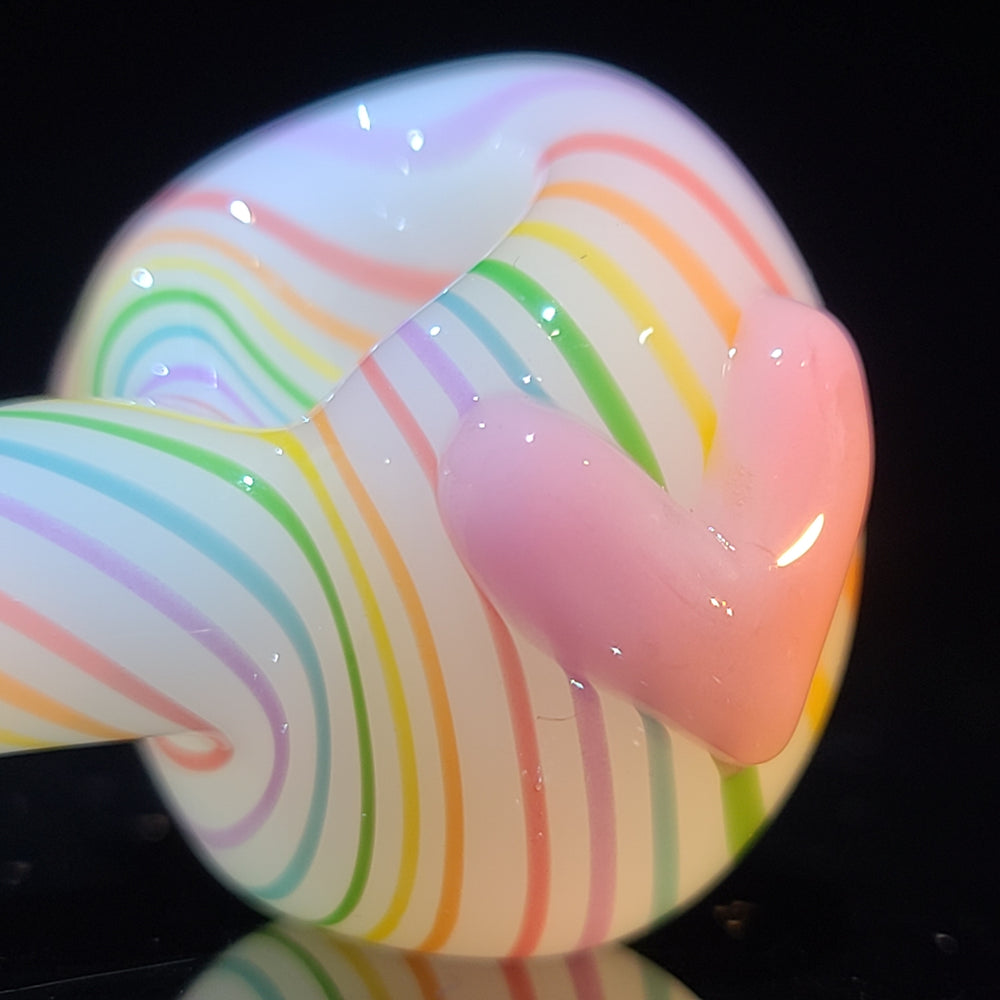 Fruit Stripe Heart Spoon Glass Pipe Glass Happy   