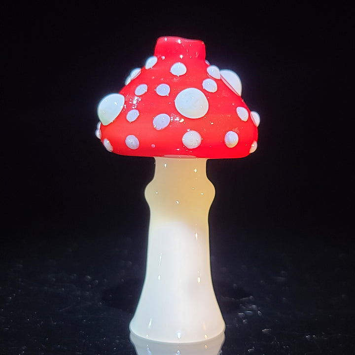 Mushroom Chillum Glass Pipe Glass Happy   