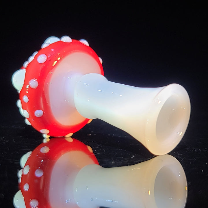 Happy Mushroom Chillum Glass Pipe Glass Happy   