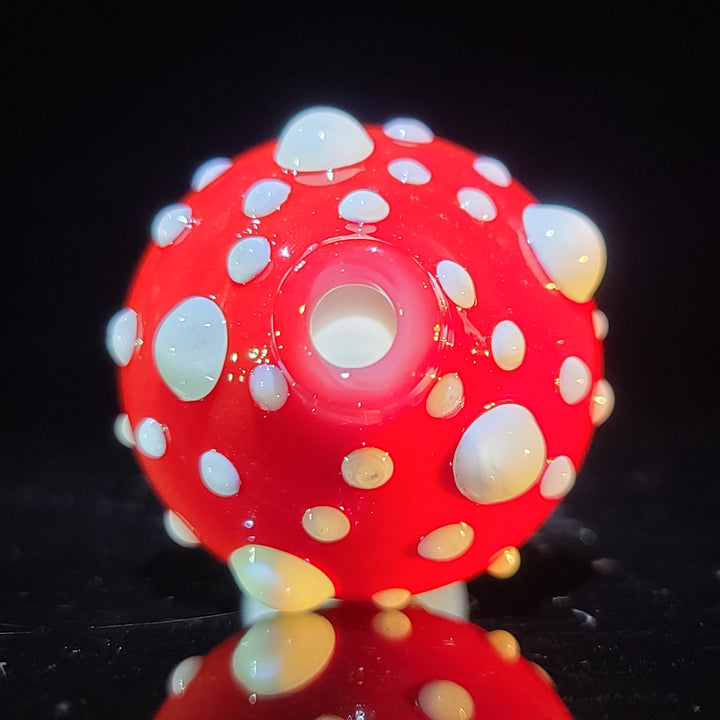Happy Mushroom Chillum Glass Pipe Glass Happy   