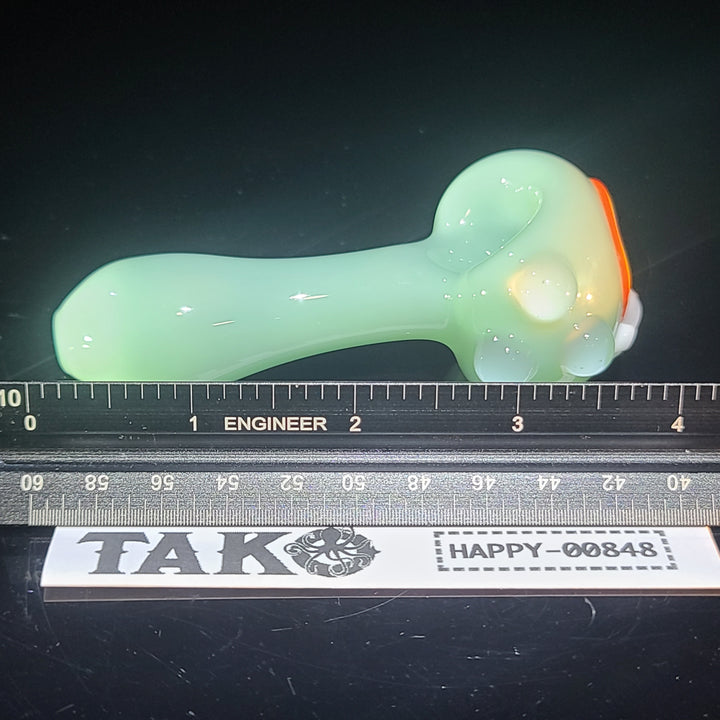 Rainbow Spoon Glass Pipe Glass Happy   