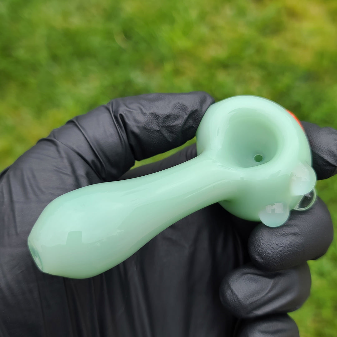 Rainbow Spoon Glass Pipe Glass Happy   
