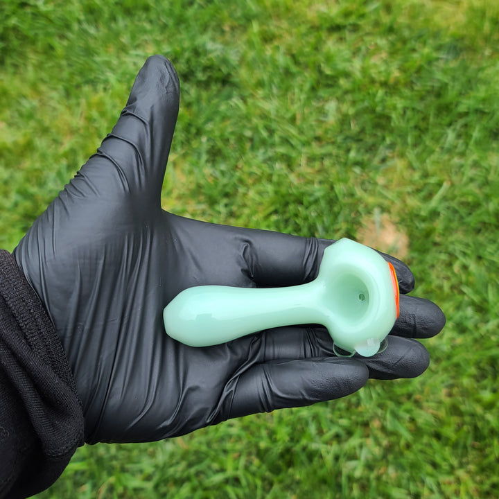 Rainbow Spoon Glass Pipe Glass Happy   
