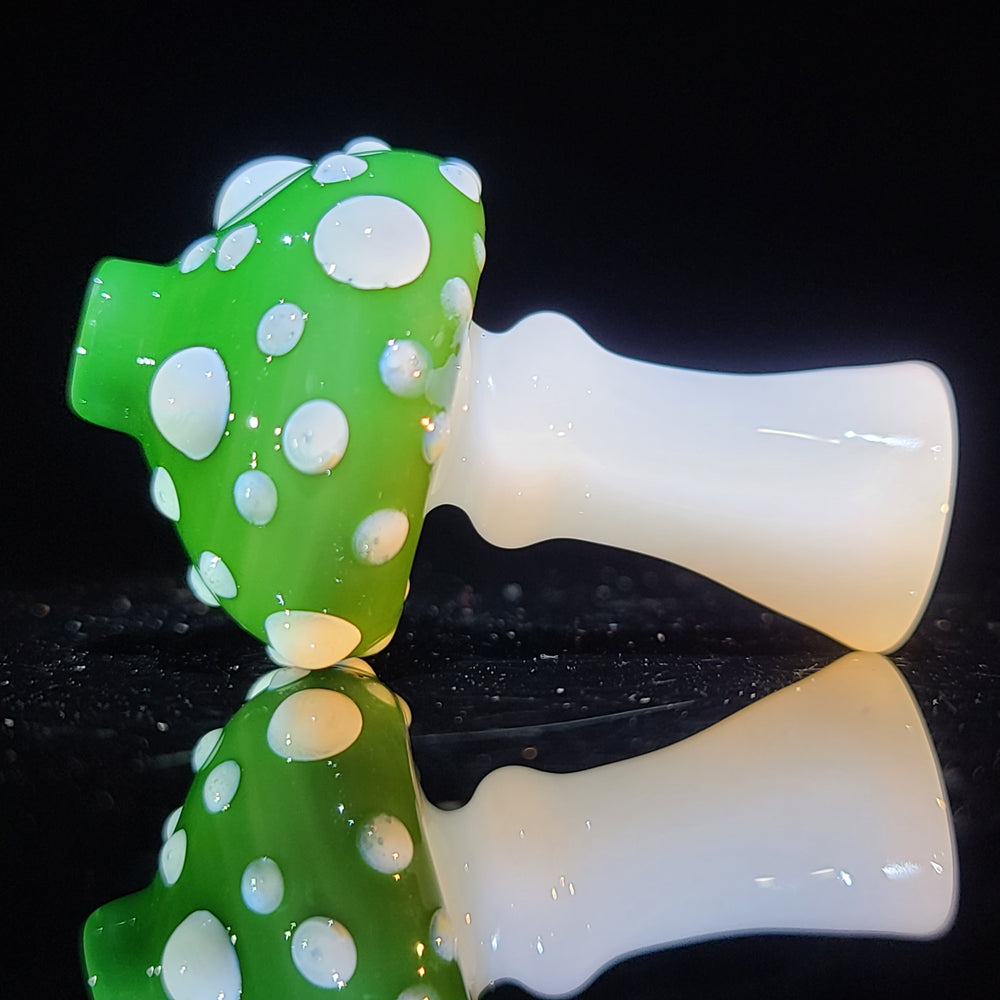 Happy Mushroom Chillum Glass Pipe Glass Happy   