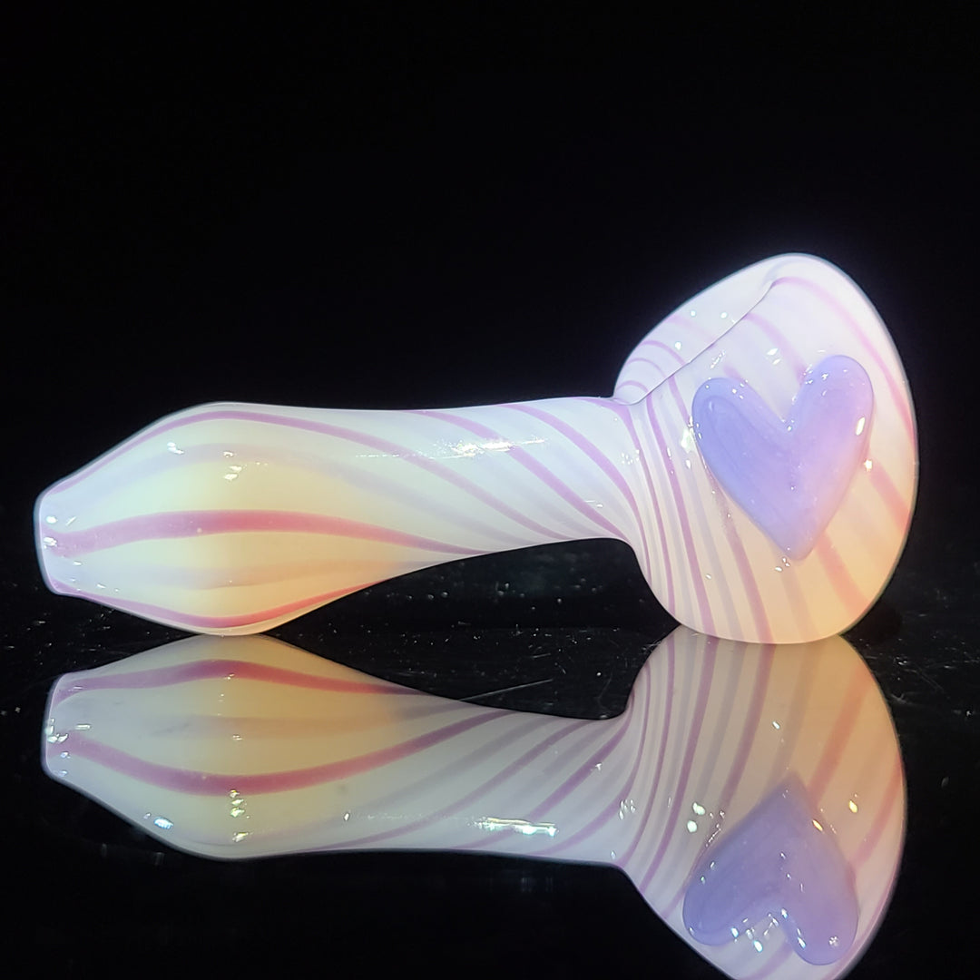 Fruit Stripe Heart Spoon Glass Pipe Glass Happy   