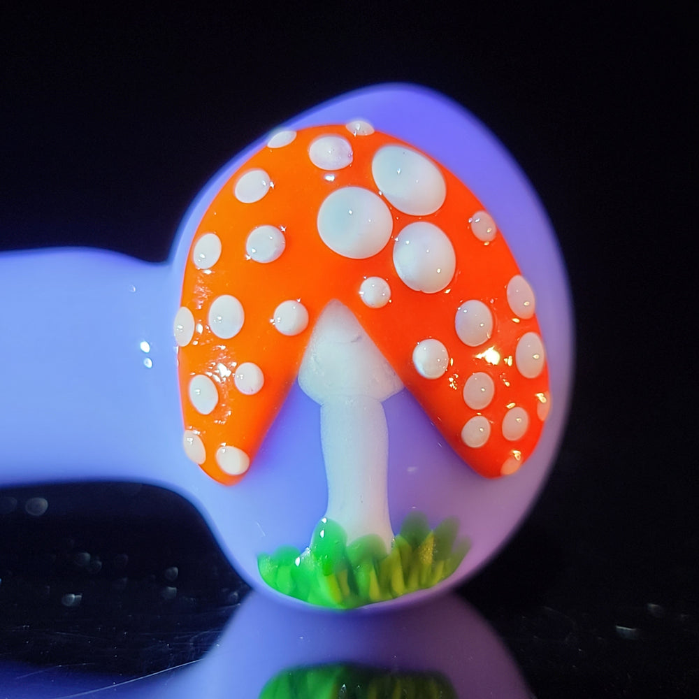 Mushroom Spoon Glass Pipe Glass Happy   