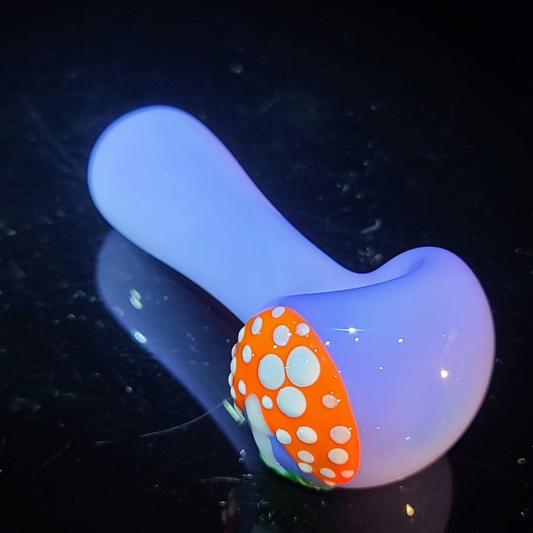 Mushroom Spoon Glass Pipe Glass Happy   