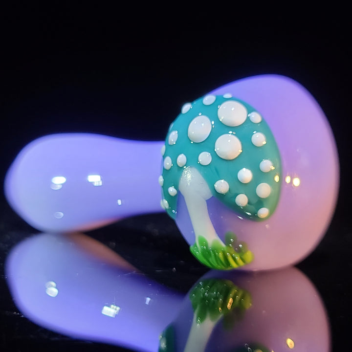 Mushroom Spoon Glass Pipe Glass Happy   