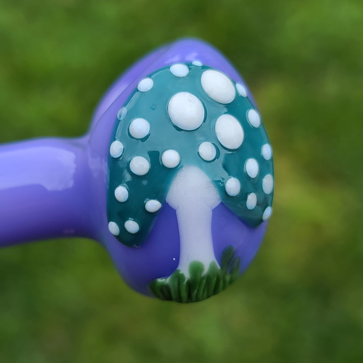 Mushroom Spoon Glass Pipe Glass Happy   