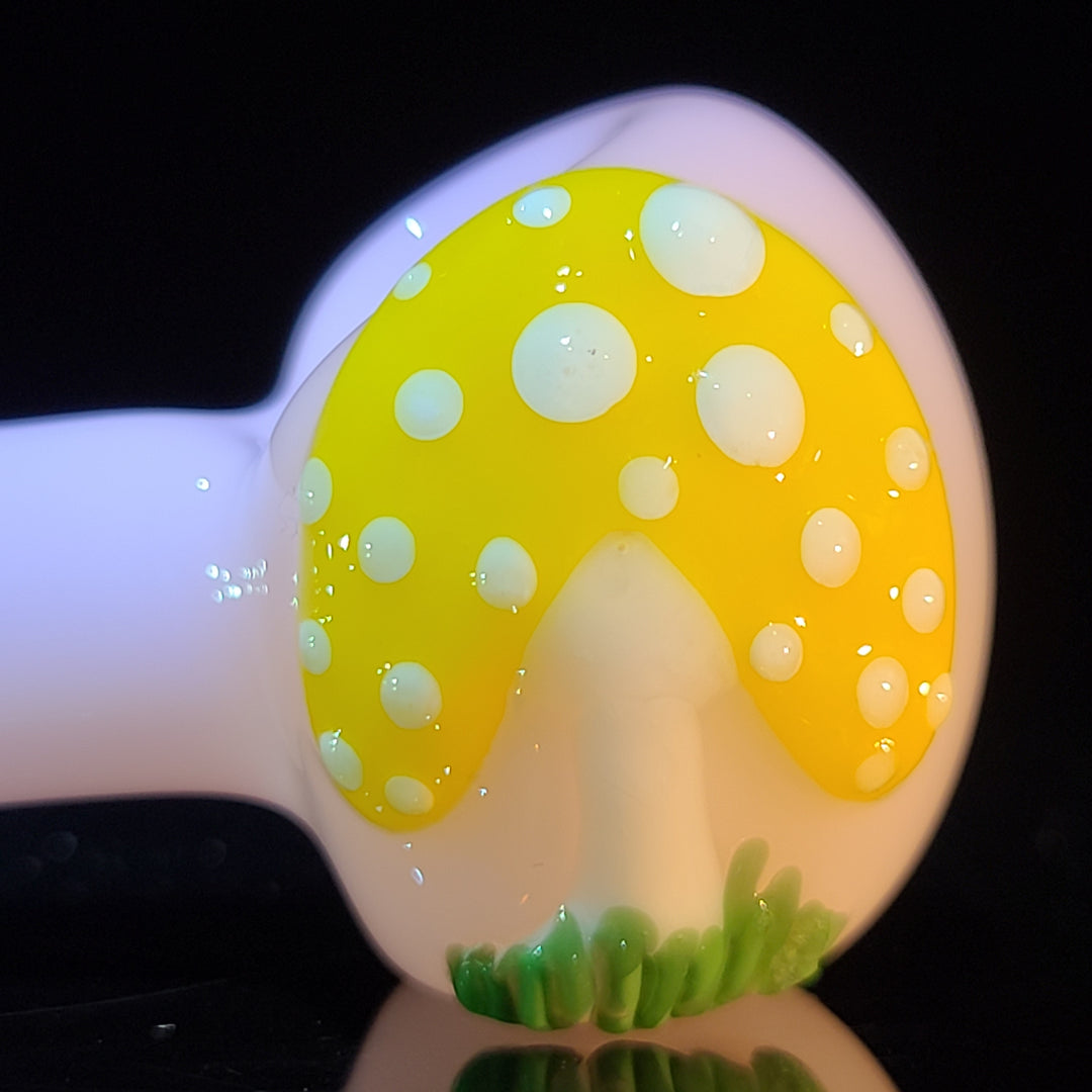 Mushroom Spoon Glass Pipe Glass Happy   