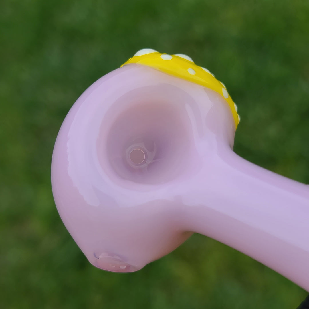 Mushroom Spoon Glass Pipe Glass Happy   