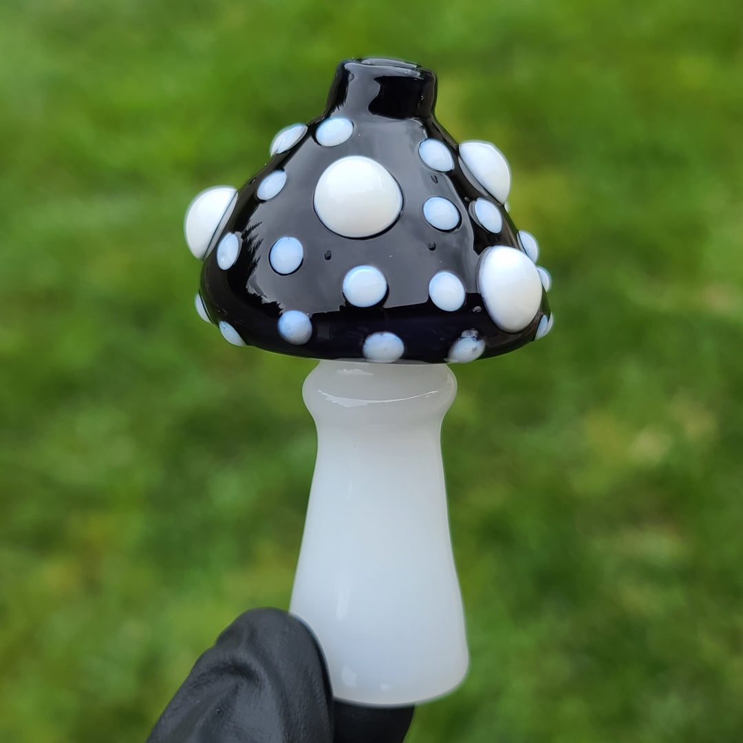 Mushroom Chillum Glass Pipe Glass Happy   