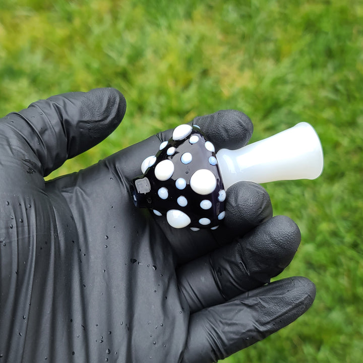 Mushroom Chillum Glass Pipe Glass Happy   