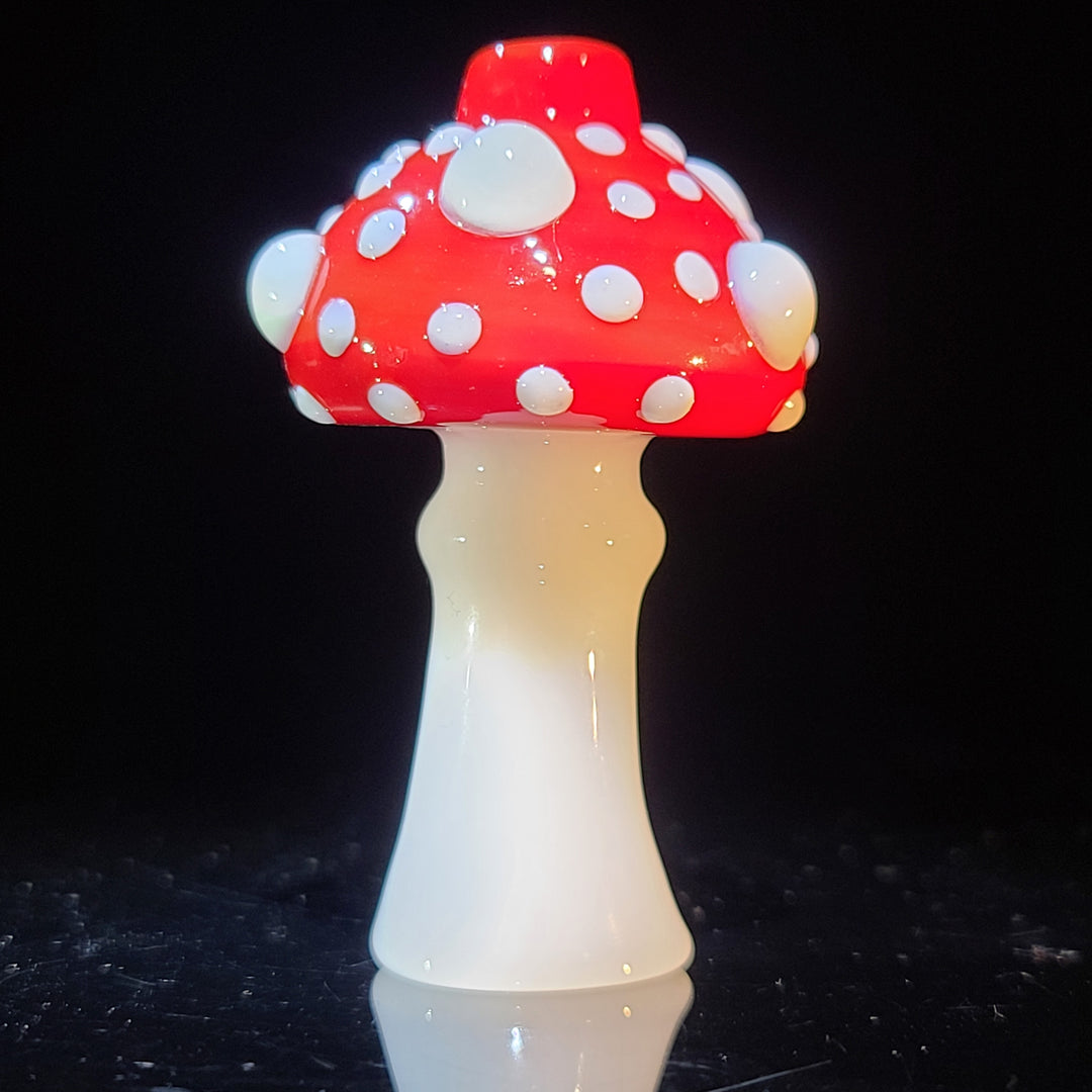 Happy Mushroom Chillum Glass Pipe Glass Happy   
