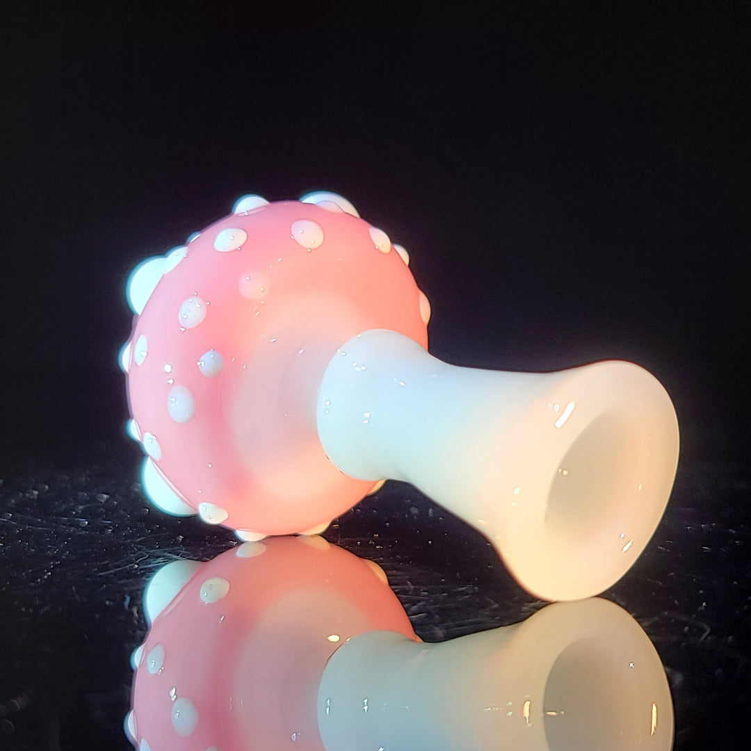 Happy Mushroom Chillum Glass Pipe Glass Happy   