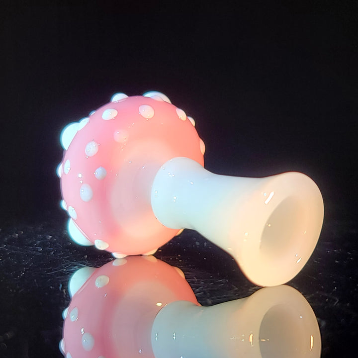 Happy Mushroom Chillum Glass Pipe Glass Happy   