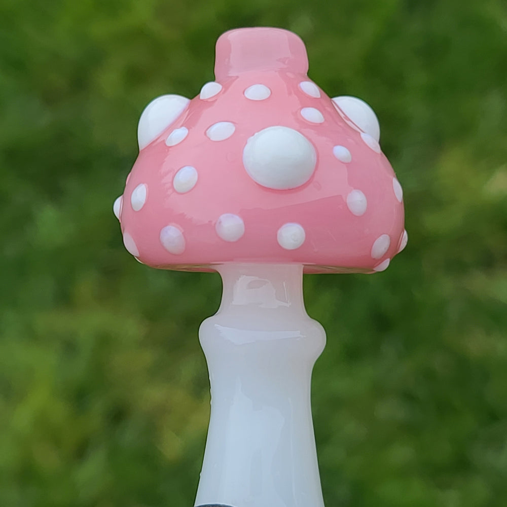 Happy Mushroom Chillum Glass Pipe Glass Happy   
