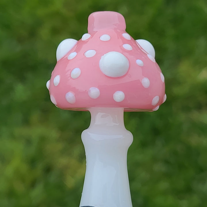 Mushroom Chillum Glass Pipe Glass Happy   