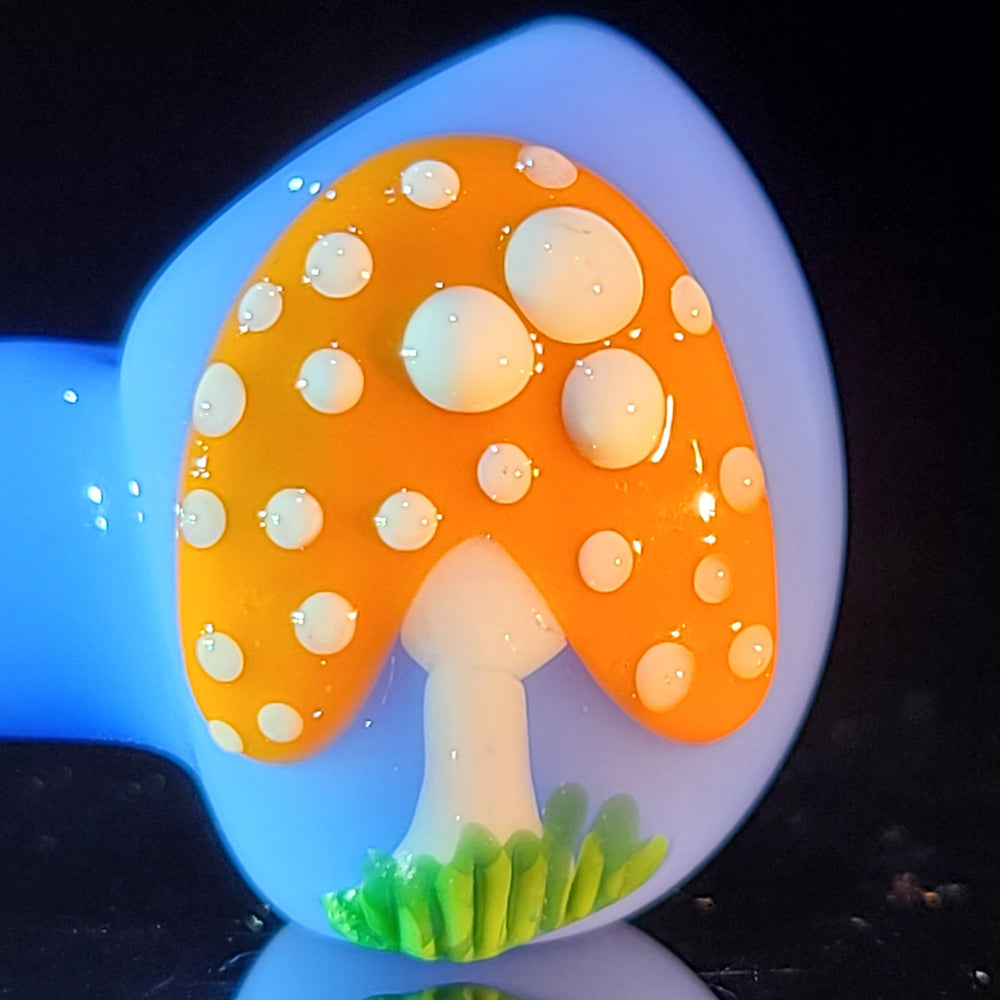 Mushroom Spoon Glass Pipe Glass Happy   