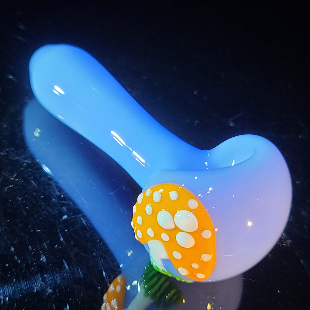 Mushroom Spoon Glass Pipe Glass Happy   