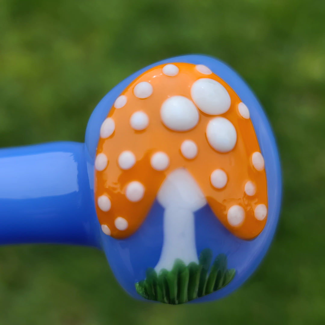 Mushroom Spoon Glass Pipe Glass Happy   