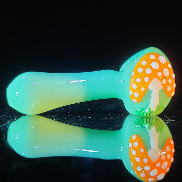 Mushroom Spoon Glass Pipe Glass Happy   