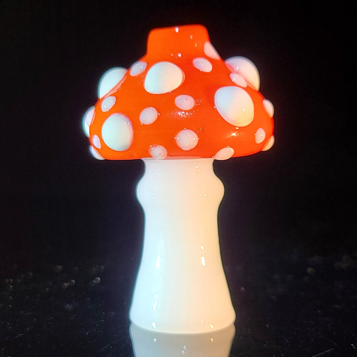 Mushroom Chillum Glass Pipe Glass Happy   