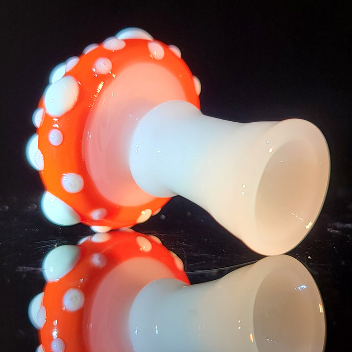 Mushroom Chillum Glass Pipe Glass Happy   