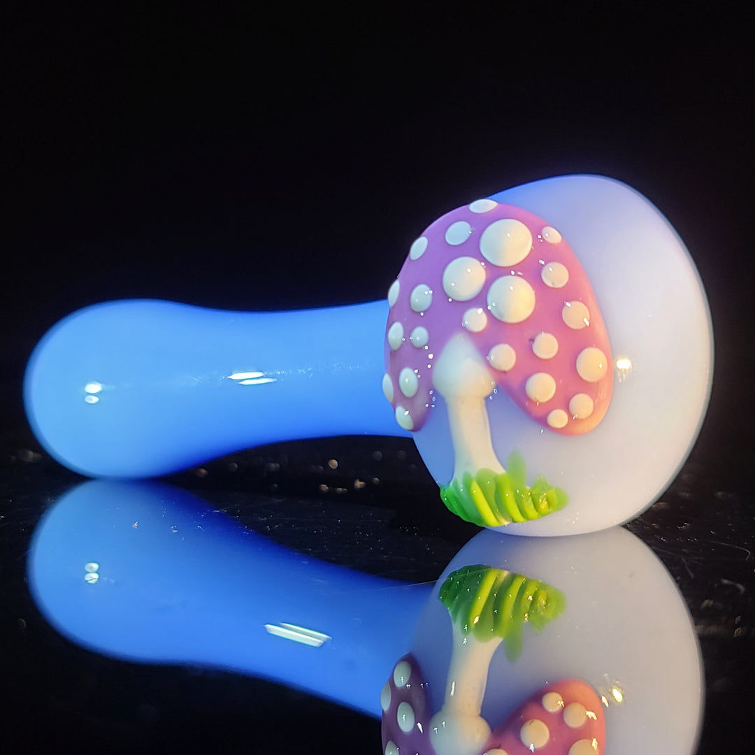 Hapy Mushroom Spoon Glass Pipe Glass Happy   