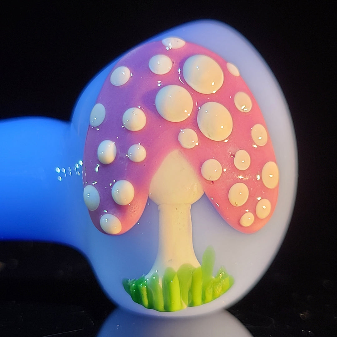 Hapy Mushroom Spoon Glass Pipe Glass Happy   