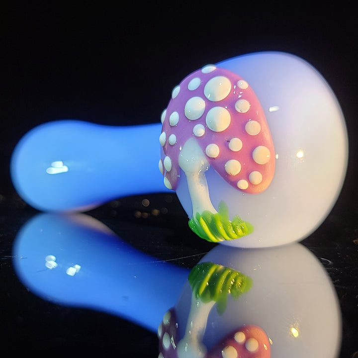 Hapy Mushroom Spoon Glass Pipe Glass Happy   