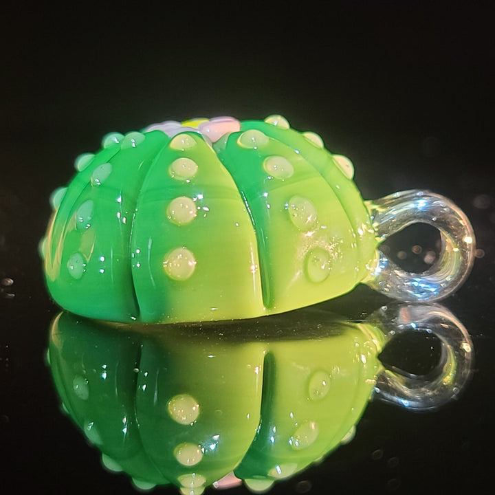 Peyote Button Pendant - Large Jewelry Glass Happy   