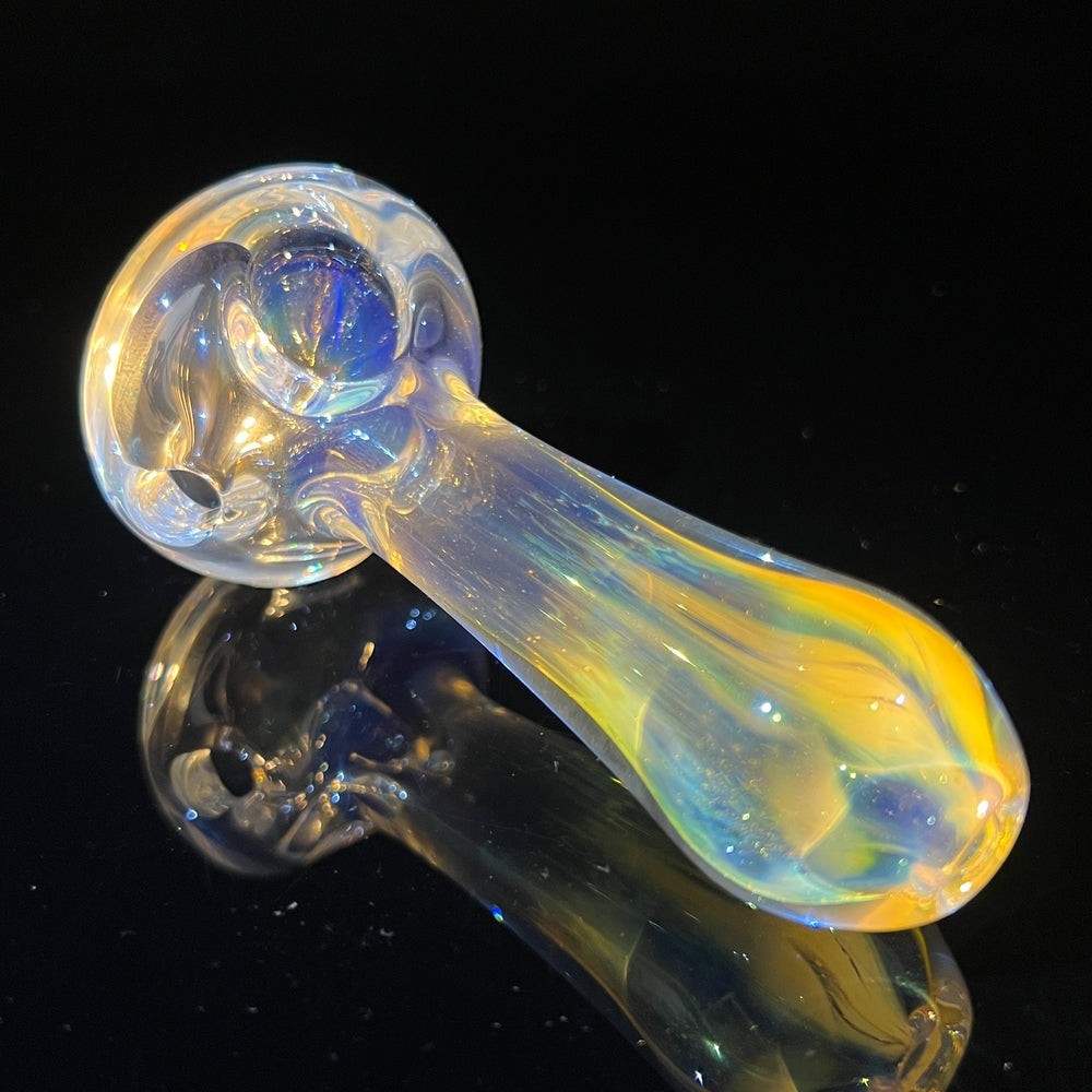 Fumed Color Changer Spoon Glass Pipe TG   