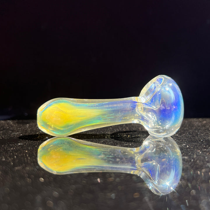 Fumed Color Changer Spoon Glass Pipe TG   