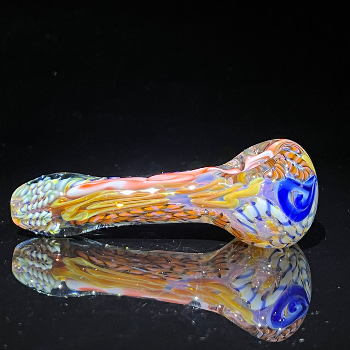 Color Inside Out Spoon Glass Pipe Tiny Mike   