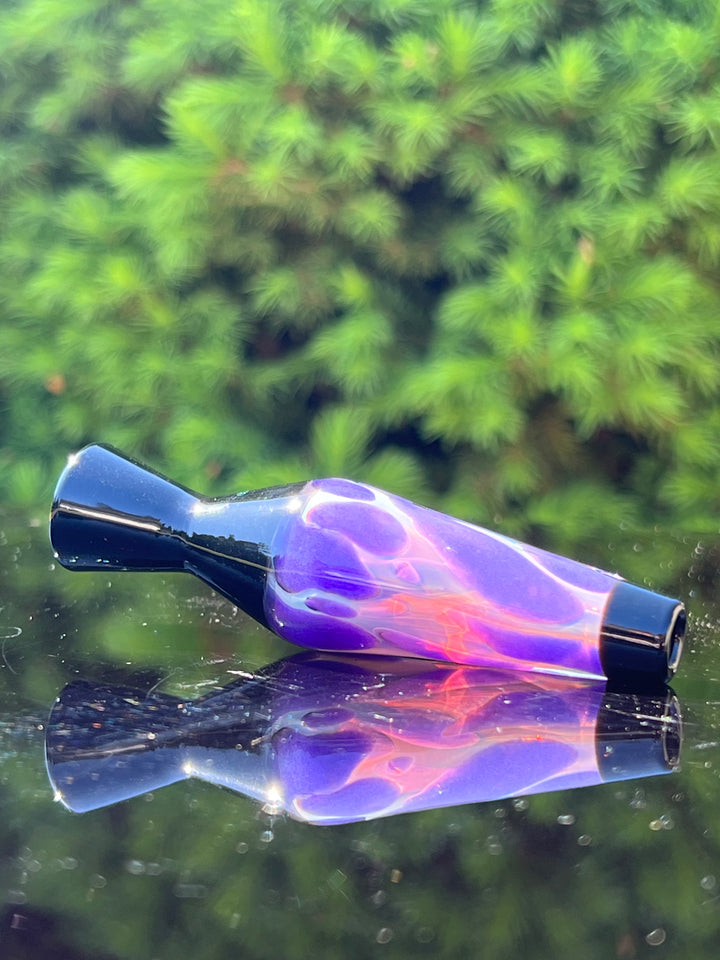 Groovy Chillum 4 Glass Pipe Loco-Motive Glass   