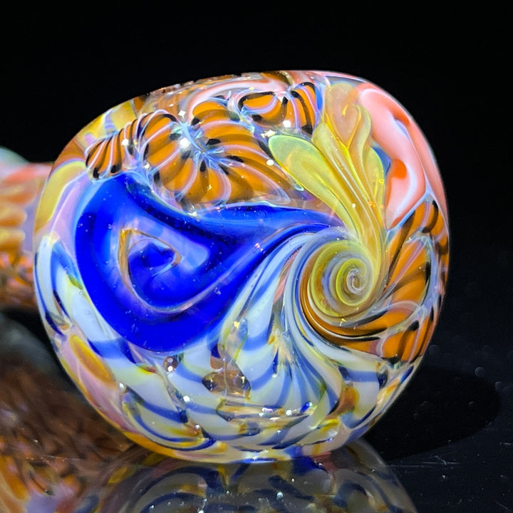 Color Inside Out Spoon Glass Pipe Tiny Mike   