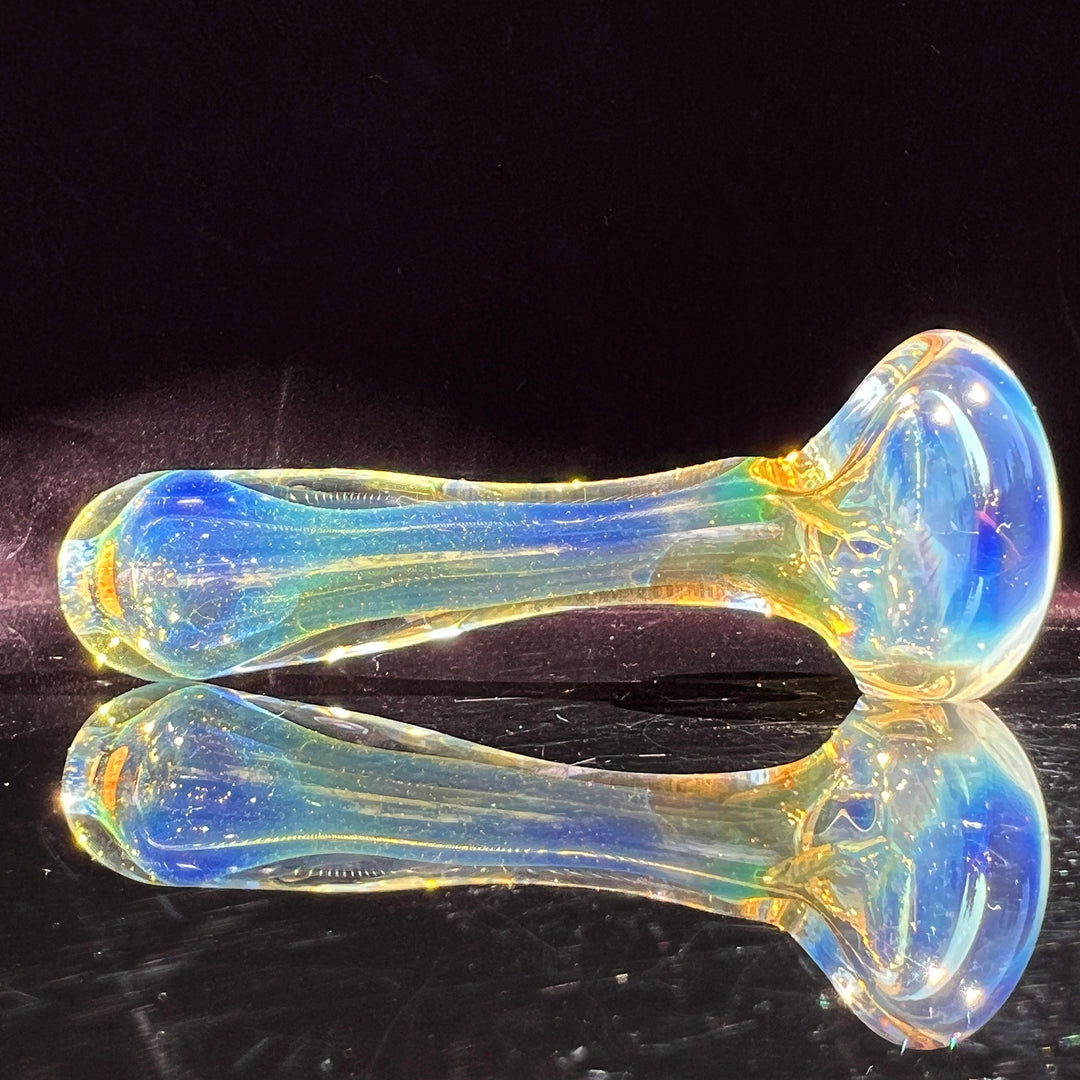 Fumed Color Changer Spoon Glass Pipe TG   