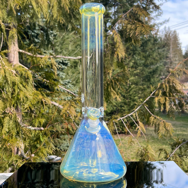 16" Fumed Beaker Bong Glass Pipe Mary Jane's Glass