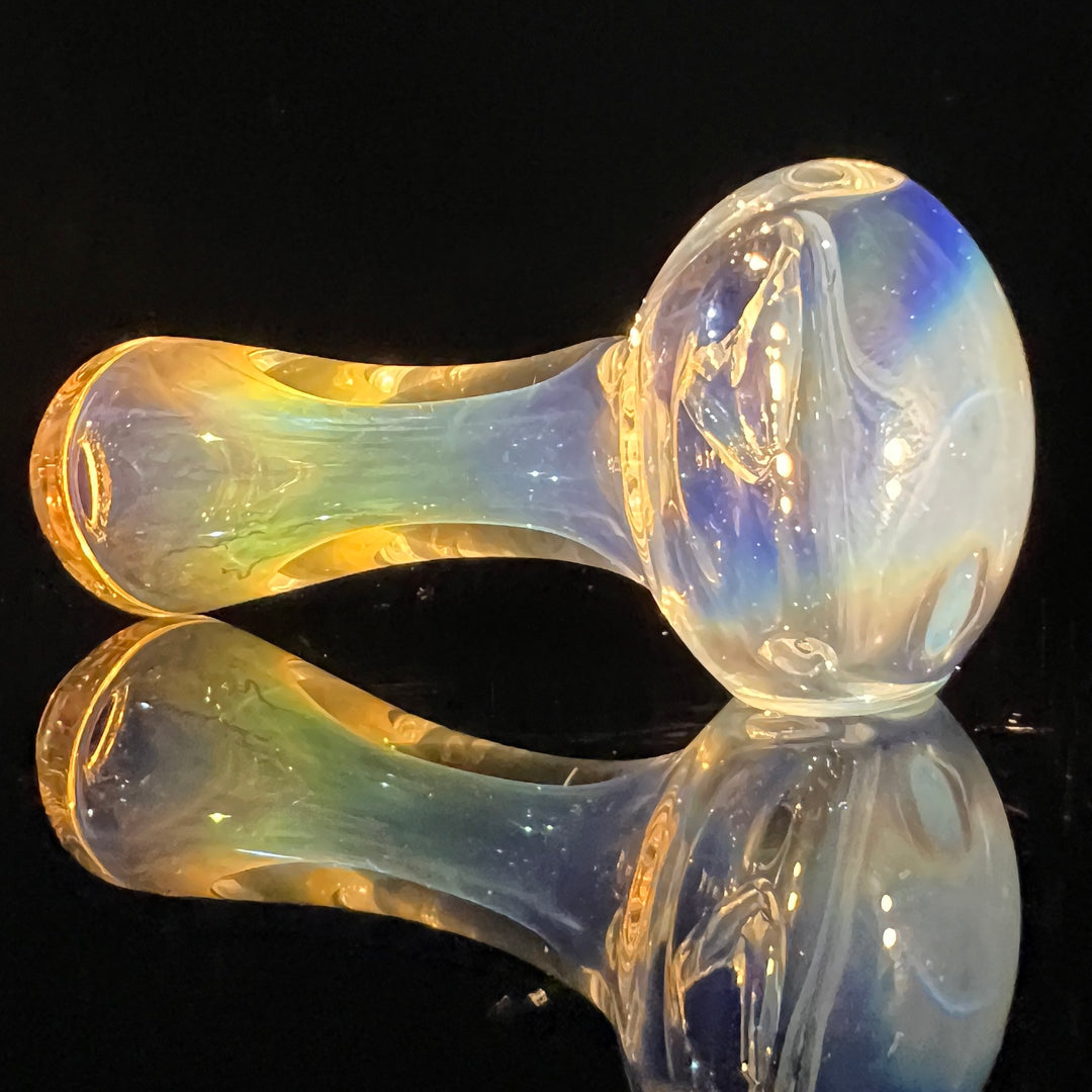 Fumed Color Changer Spoon Glass Pipe TG   