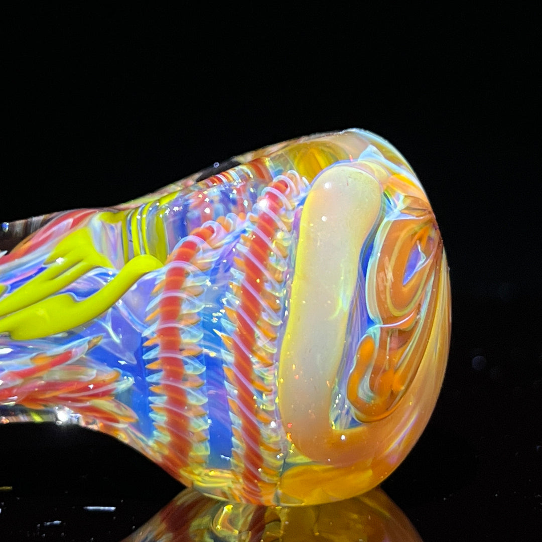 Color Inside Out Spoon Glass Pipe Tiny Mike   