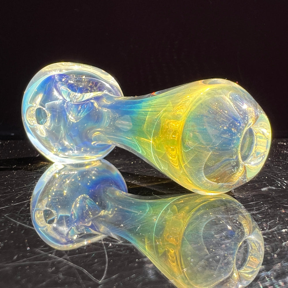 Fumed Color Changer Spoon Glass Pipe TG   