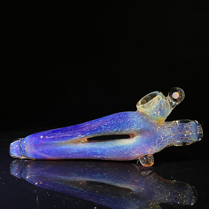 Purple Nebula Space Ray Pipe Glass Pipe Tako Glass   